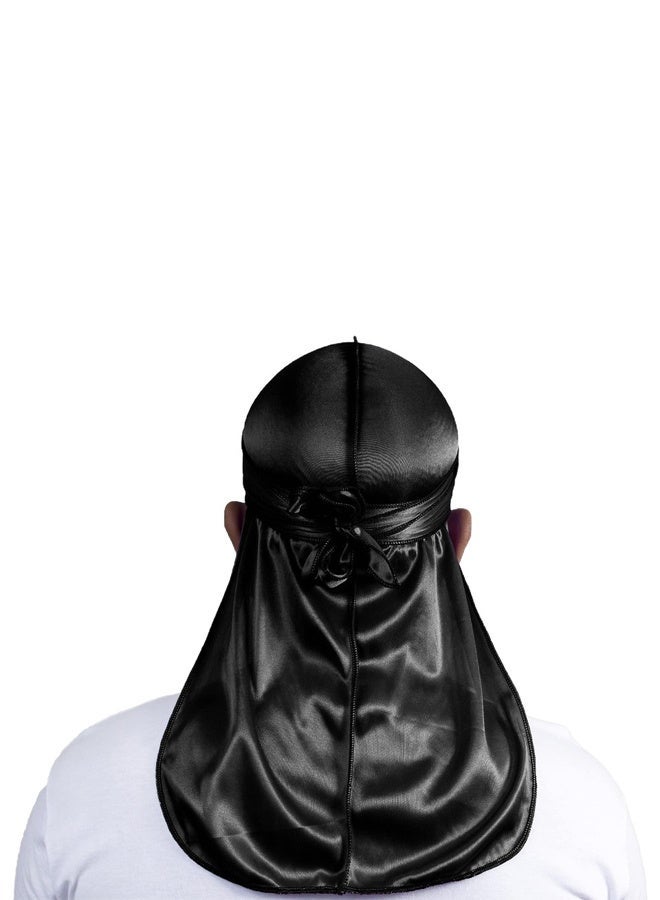 عبوة واحدة من أغطية الرأس الحريرية للرجال والنساء، أغطية رأس فاخرة من الساتان الممتاز - Image 5